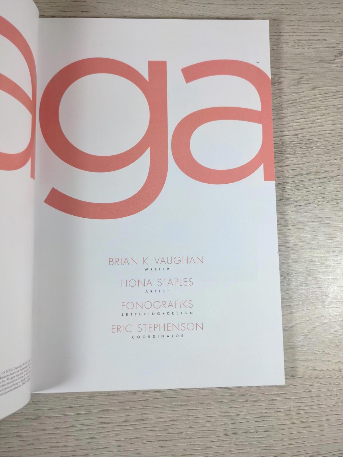 Saga Volume 2 by Brian K Vaughan Paperback 2013 Image Graphic Novel - Retrorama UK