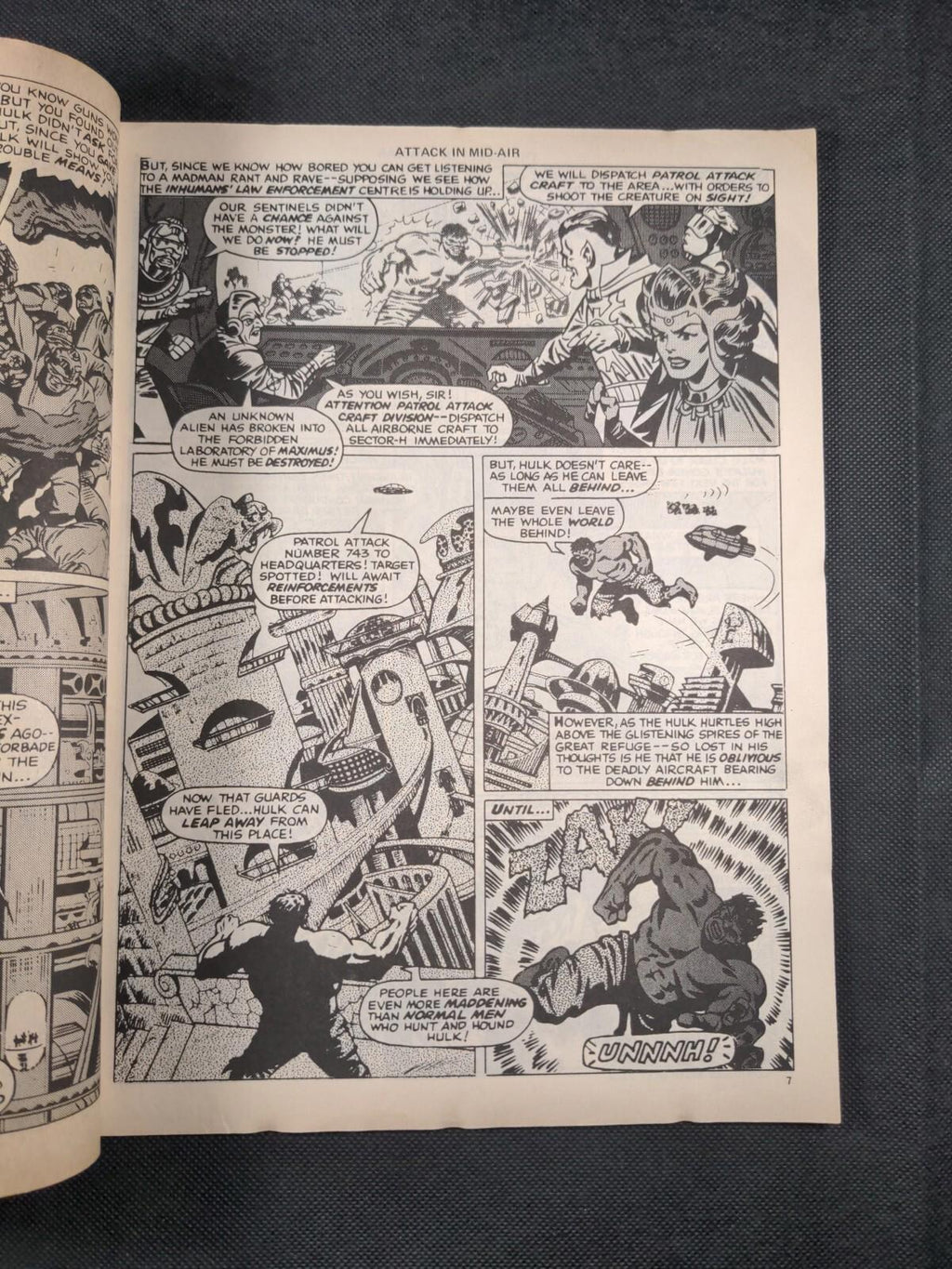 Mighty World of Marvel Issue No 59 November 1973 Vintage Marvel UK Comic - Retrorama UK