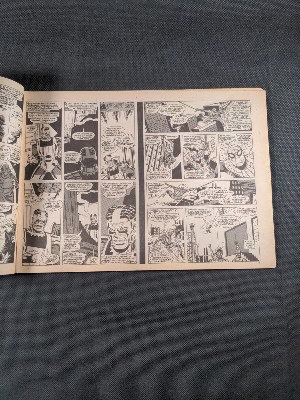 Marvel Comics  - Super Spider -Man - Issue No 207 January 1977 - Retrorama UK