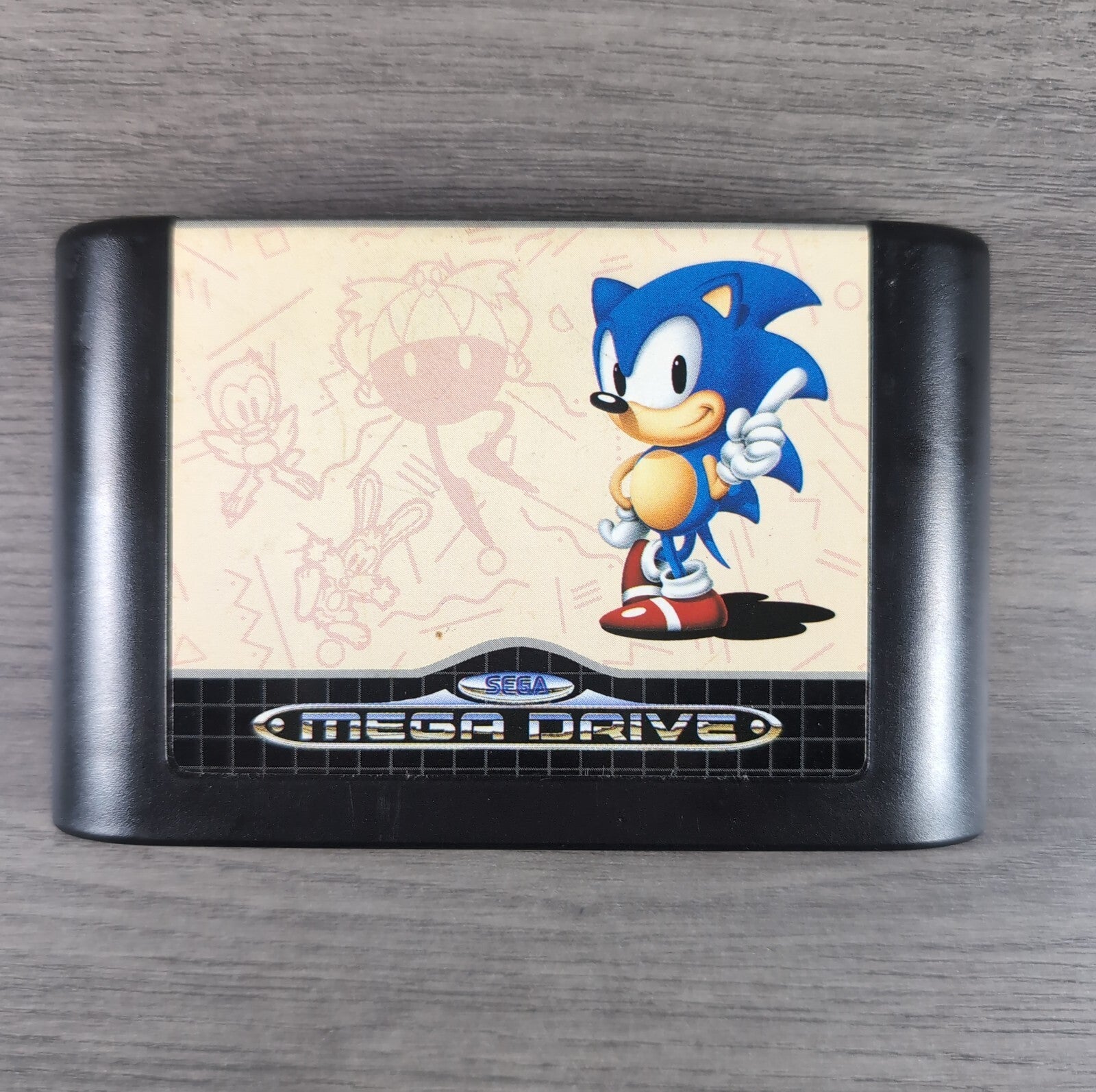 Sonic The Hedge Sega Mega Drive Game & Manual Tested & Working UK PAL Region