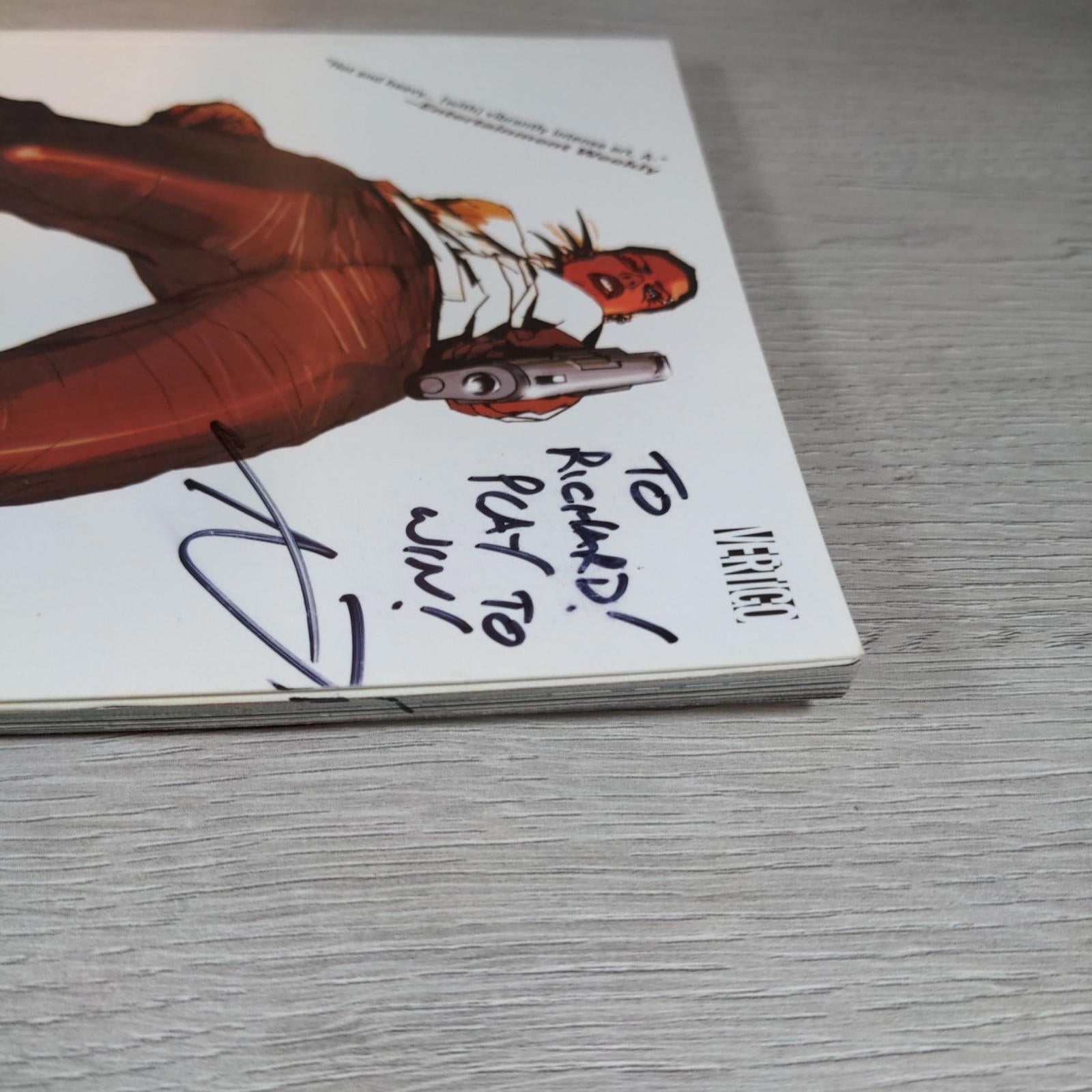The Losers Ante Up Vol 1 Vertigo Graphic Novel Signed Cover Graphic Novel