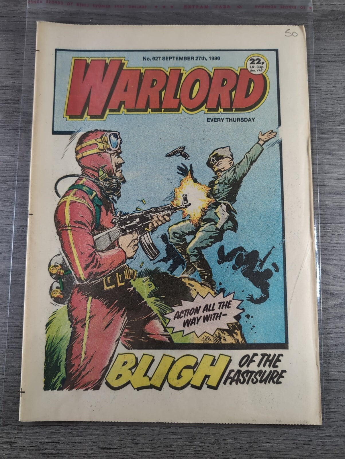 Warlord Comics 7 Issues 621 - 627  Good Condition Vintage Retro Comics From 1986
