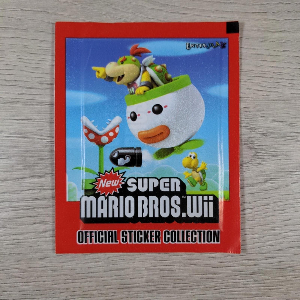 Super Mario Bros Wii 2011 Official Sticker Collection Factory Sealed Packs x 5