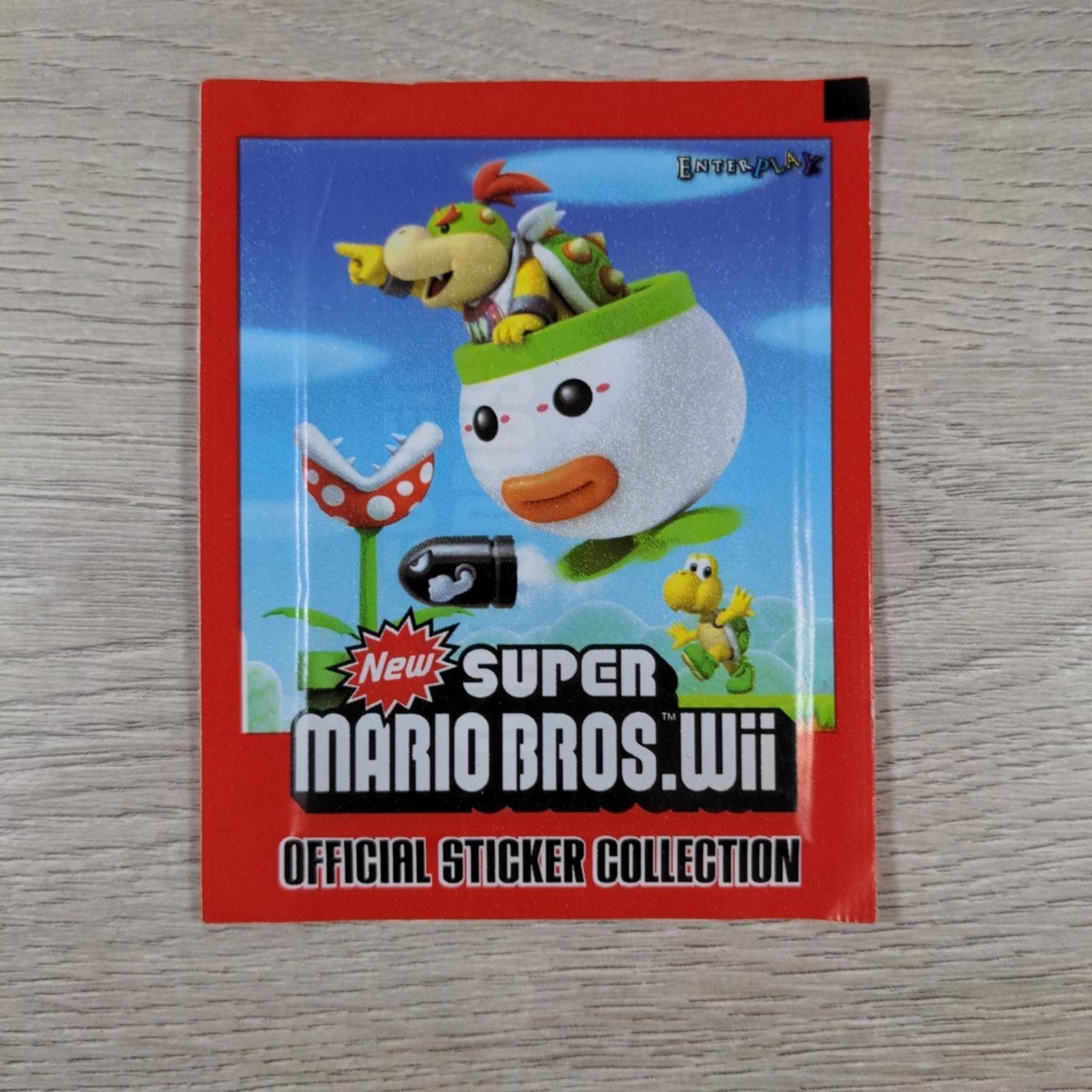 Super Mario Bros Wii 2011 Official Sticker Collection Factory Sealed Packs x 5