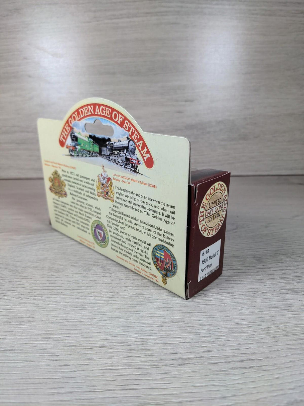 Lledo The Golden Age of Steam 1920 Model T Ford Diecast Van 6118 L & SW Railway - Retrorama UK