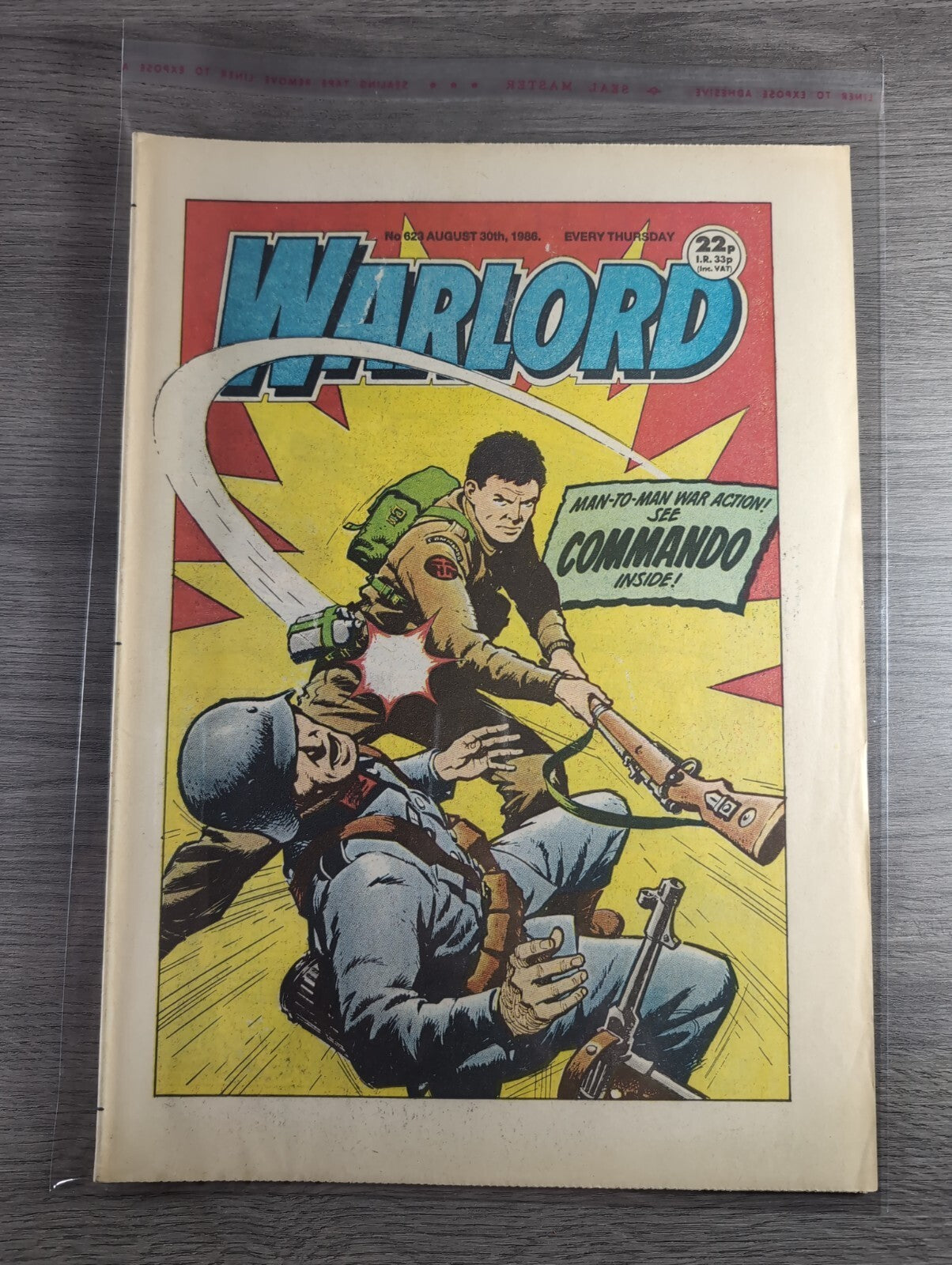 Warlord Comics 7 Issues 621 - 627  Good Condition Vintage Retro Comics From 1986