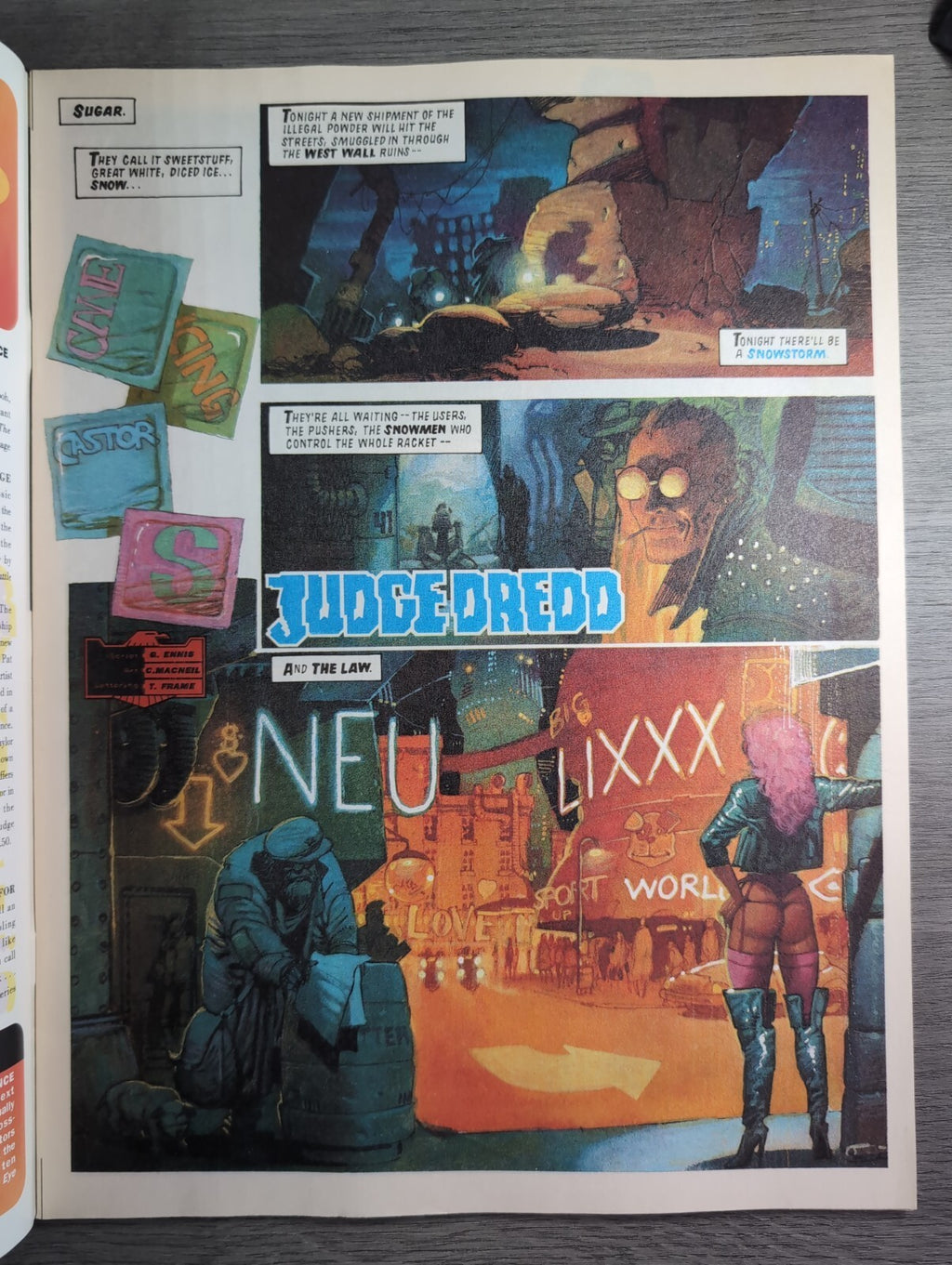 2000AD Prog 819 Featuring Judge Dredd Comic 23rd Jan 1993 Vintage Retro Comic