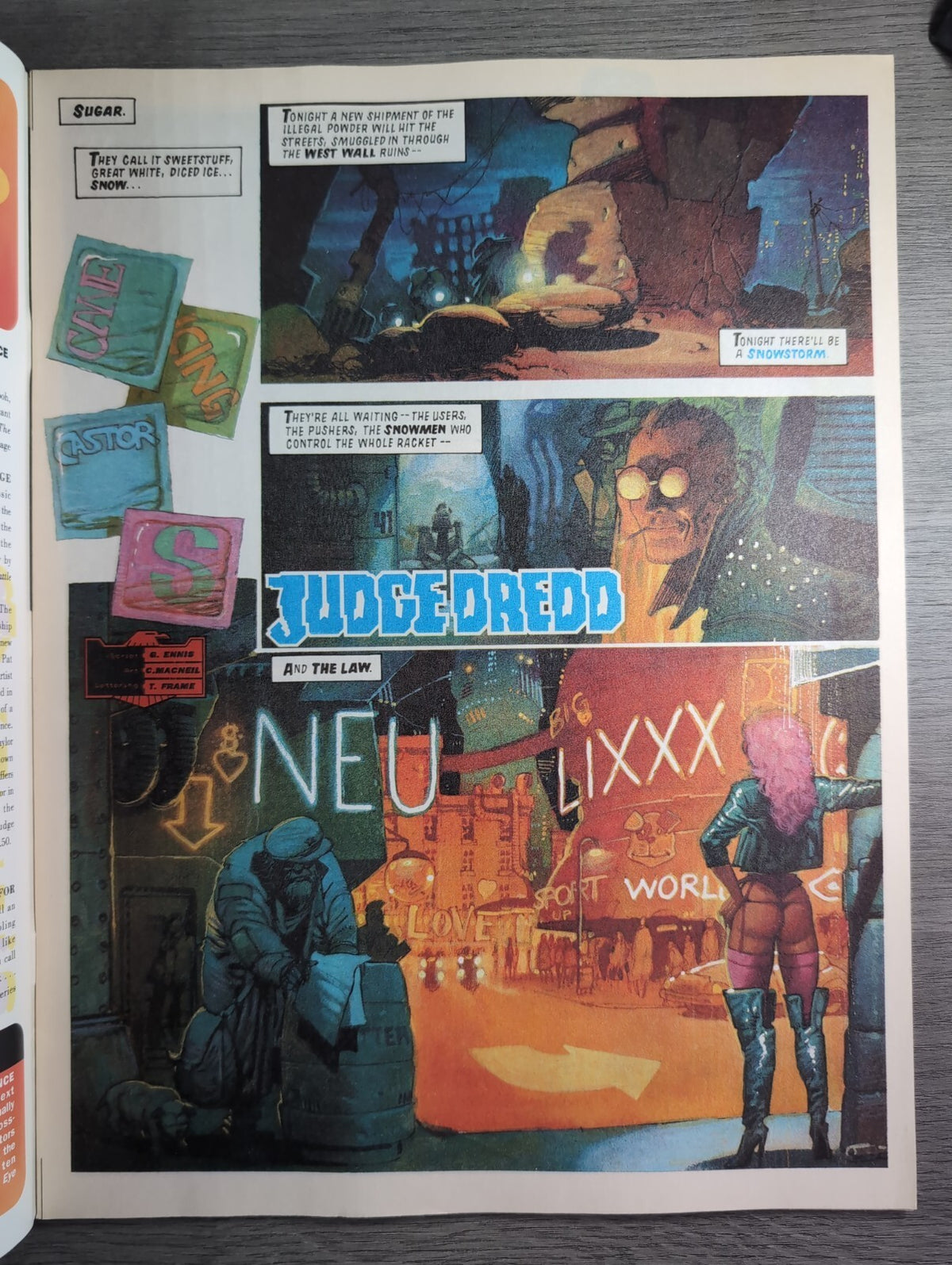 2000AD Prog 819 Featuring Judge Dredd Comic 23rd Jan 1993 Vintage Retro Comic