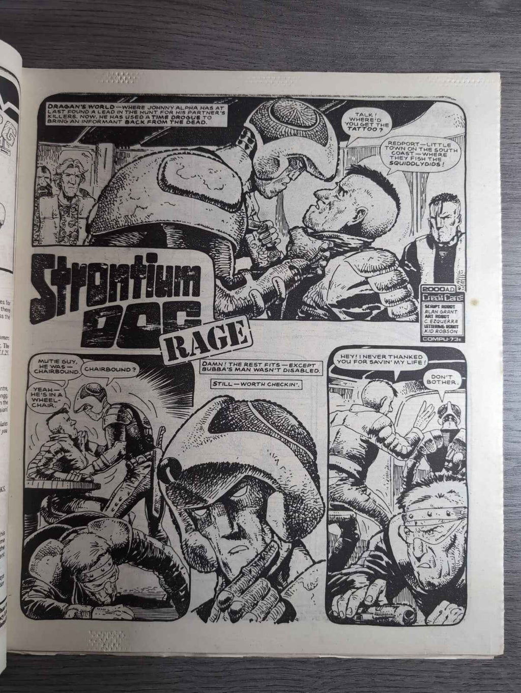 2000AD Prog 481 Featuring Juddge Dread Comic Date 2nd August 1986 Vintage Comics