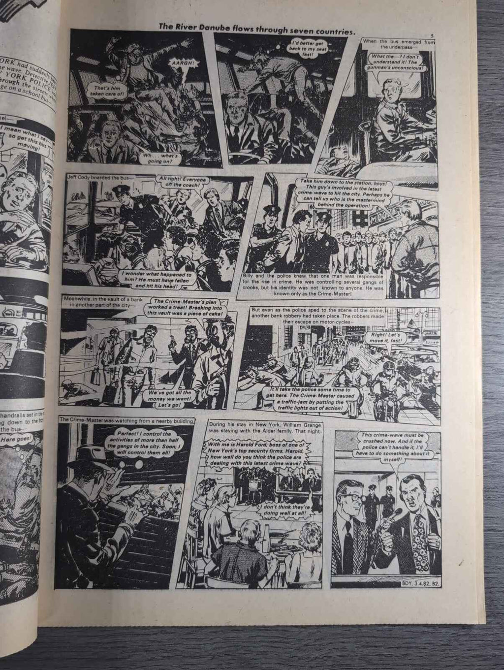 Buddy Comic Issue No 60 3rd April 1982 Vintage Retro Comic