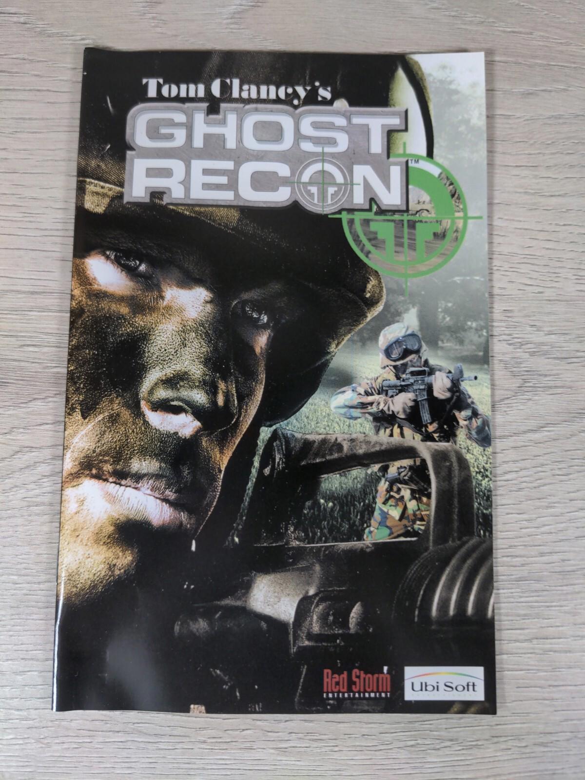 Tom Clancys Ghost Recon Playstation 2 PS2 Game & Manual