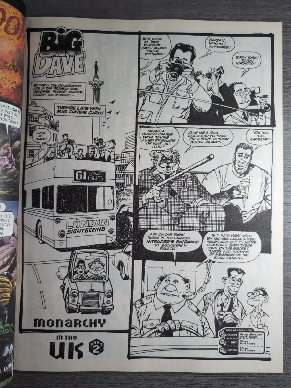 2000AD Prog 847 Featuring Judge Dredd Comic 7th Aug 1993 Vintage Retro Comic