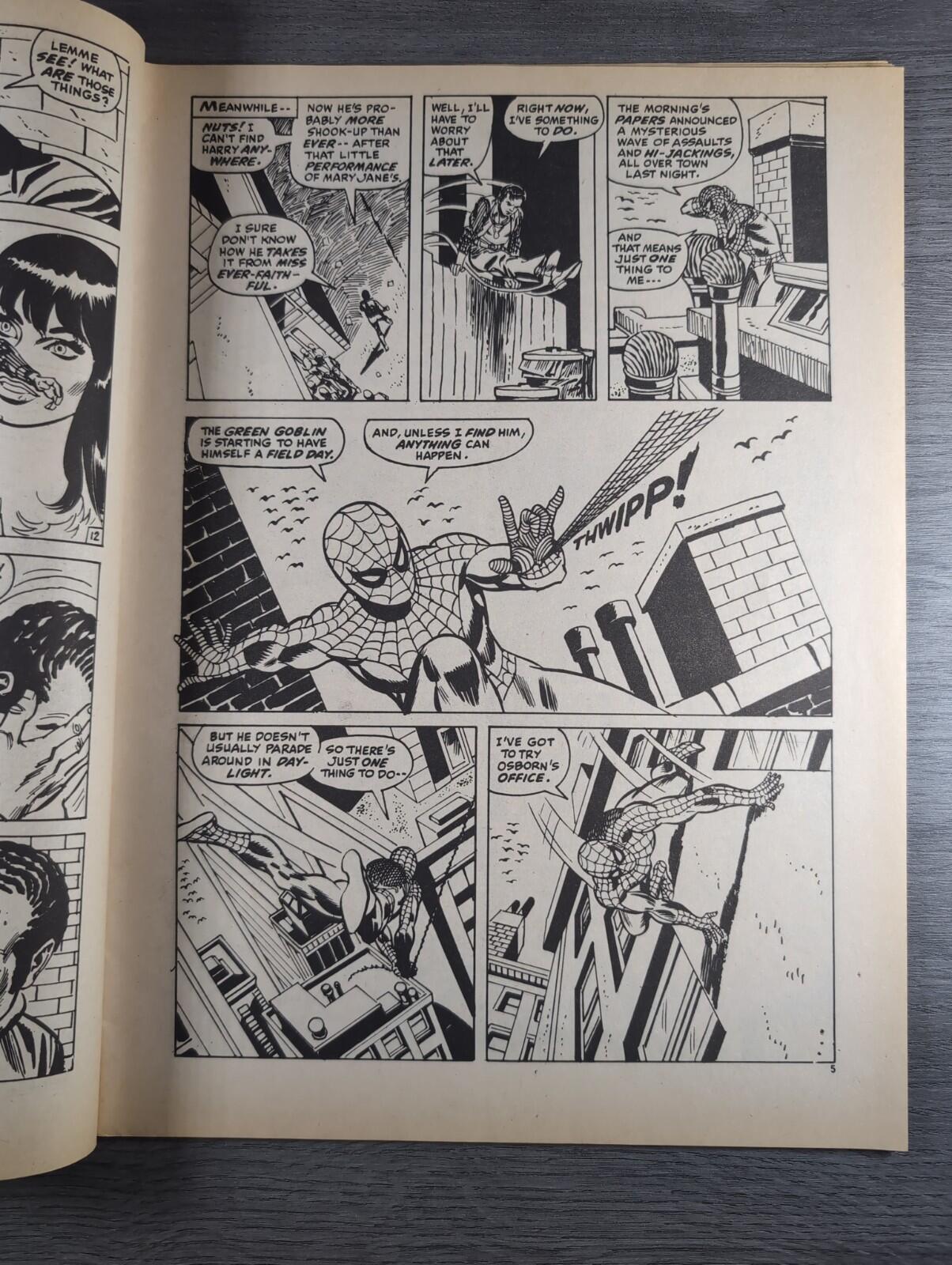 Spider-Man Comics Weekly No. 132 Marvel Comics UK 23rd August 1975