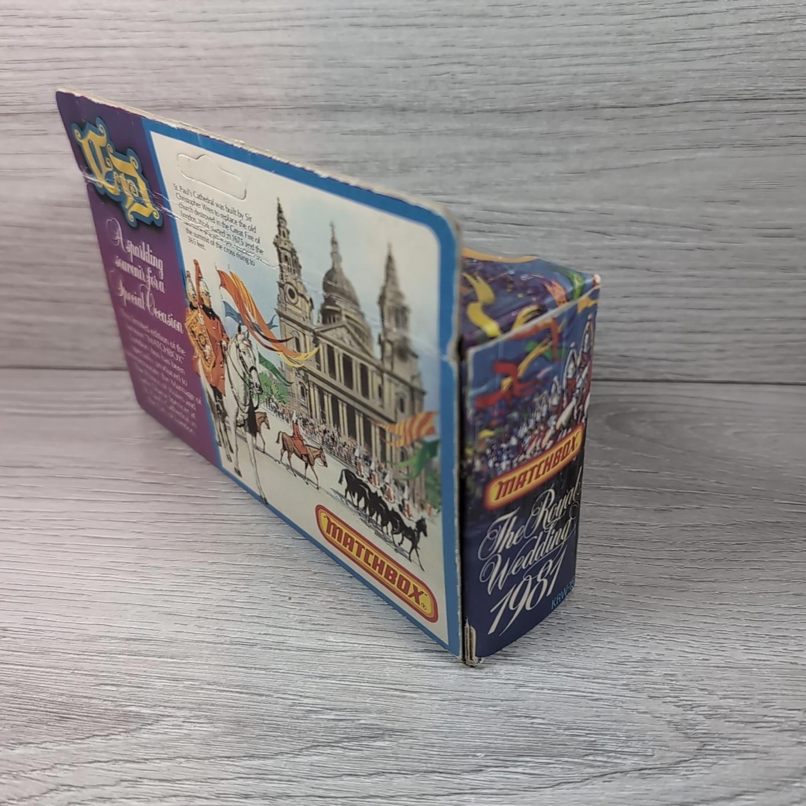 Matchbox 1981 Limited Edition Royal Wedding Bus Diecast Model