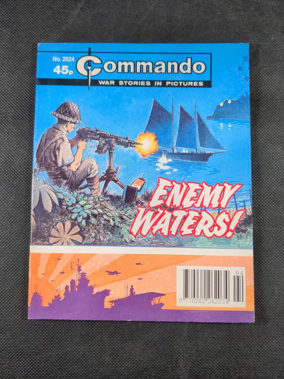 Commando Comic Issue Number 2624 Enemy Waters! - Retrorama UK