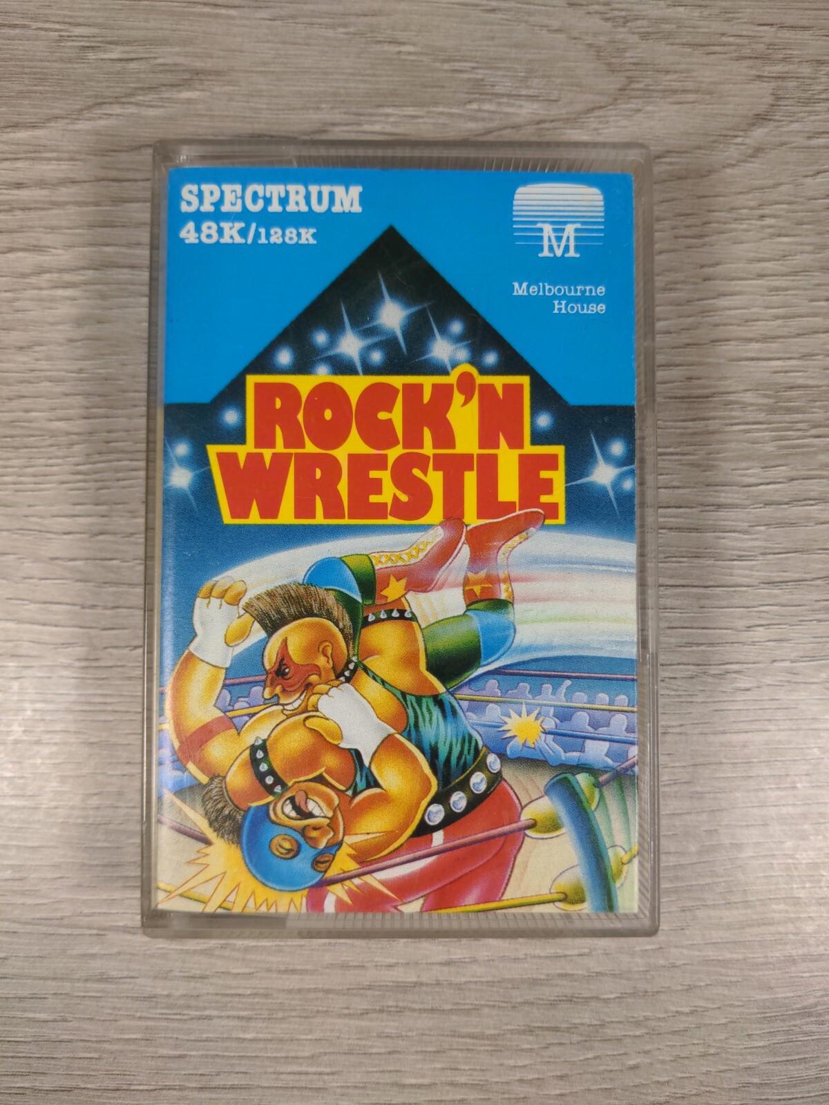 Rock N Wrestle ZX Spectrum 48K 128K Game Cassette Tested & Working