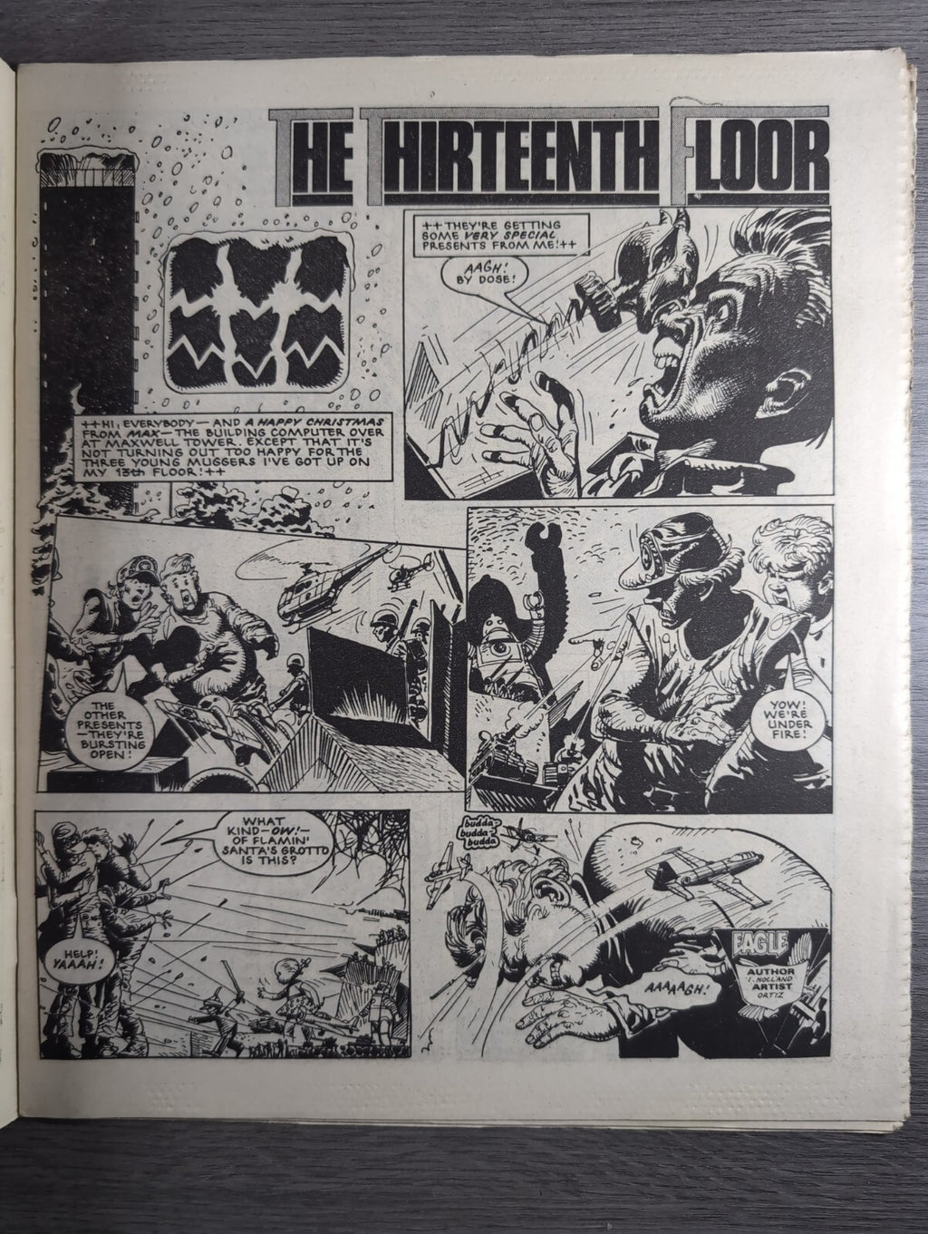 Eagle Comic Issue No. 249 27th December 1986 Vintage Retro UK Comic