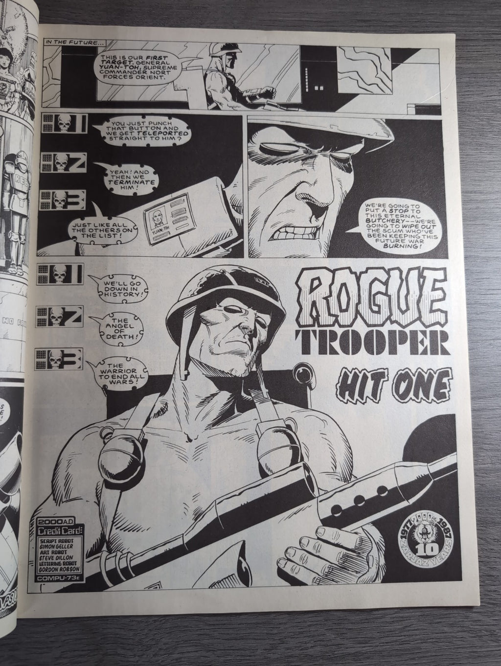 2000AD Prog 520 Featuring Judge Dread Comic 2nd May 1987 Vintage Retro Comic