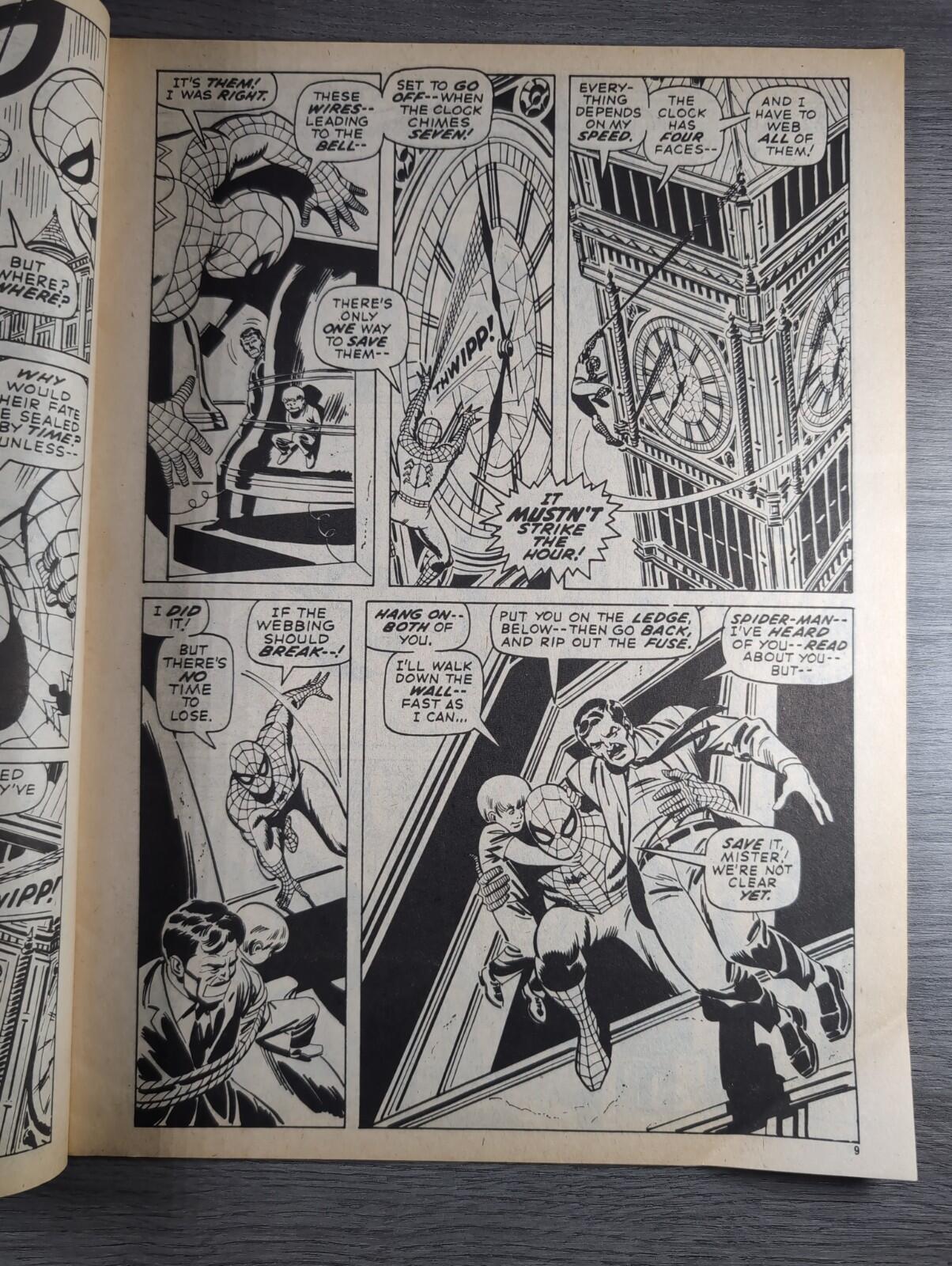 Spider-Man Comics Weekly No 128 Marvel Comics UK 26th July 1975 Vintage Comic