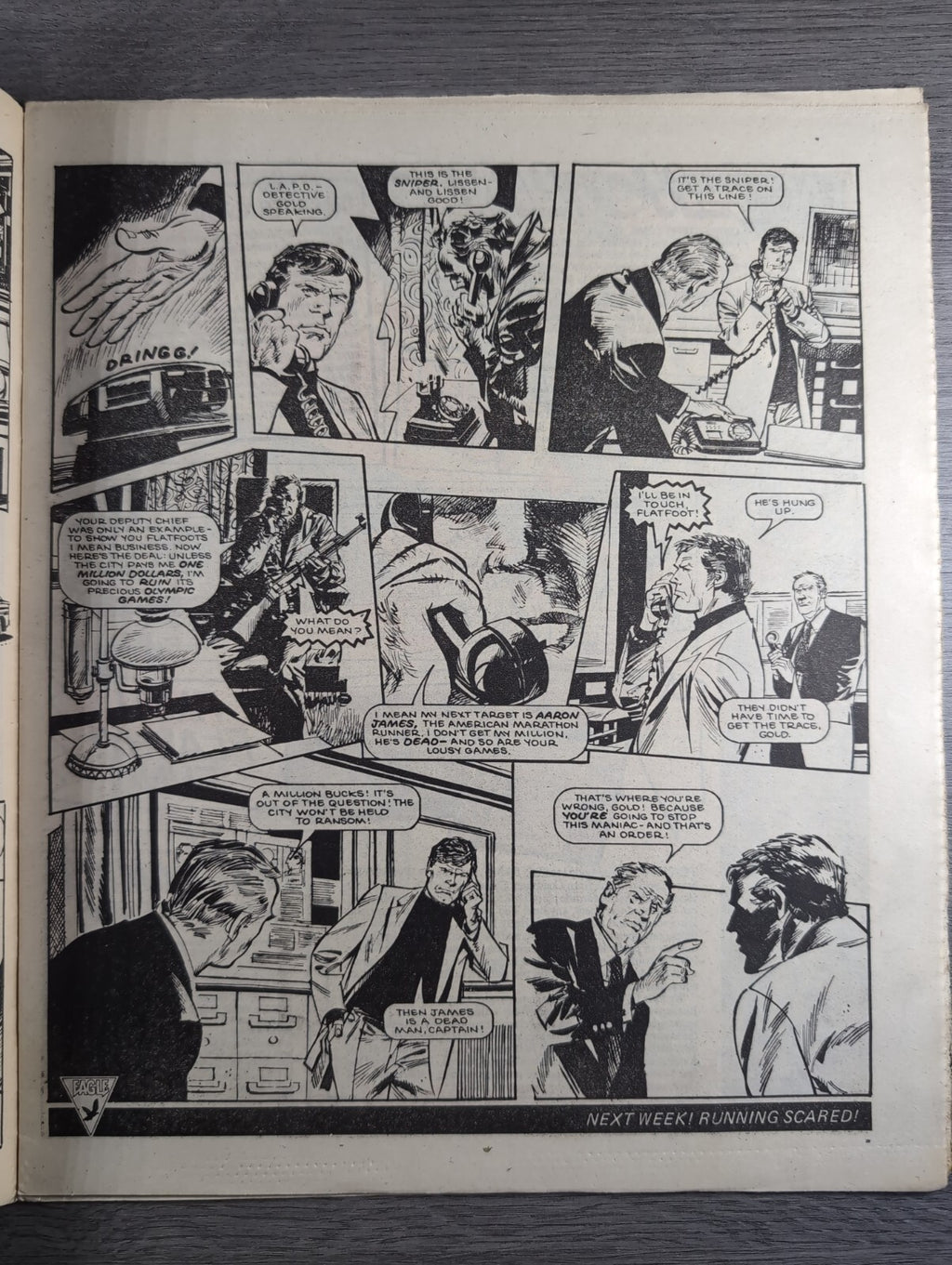 Eagle Comic Issue 26th July 1984  Vintage Retro UK Comic