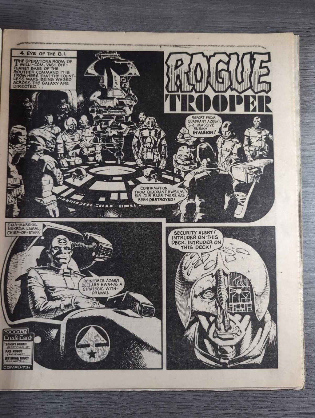 2000AD Prog 404 Featuring Judge Dread Comic 9th Feb 1985 Vintage Retro Comic