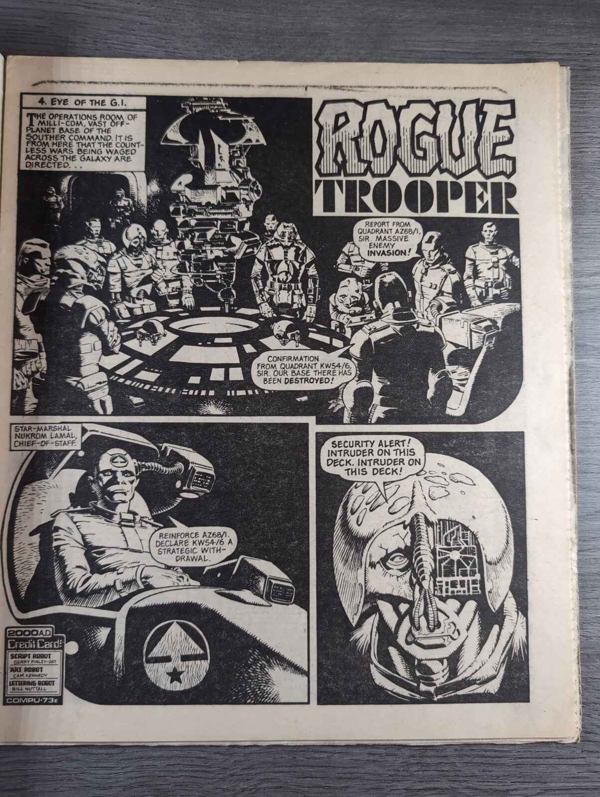 2000AD Prog 404 Featuring Judge Dread Comic 9th Feb 1985 Vintage Retro Comic
