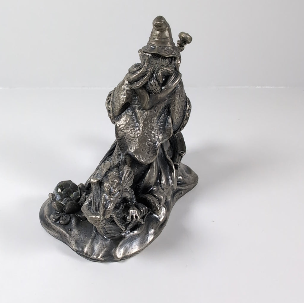Myth & Magic The Wizard Of The Lake The Tudor Mint Pewter Metal Figure