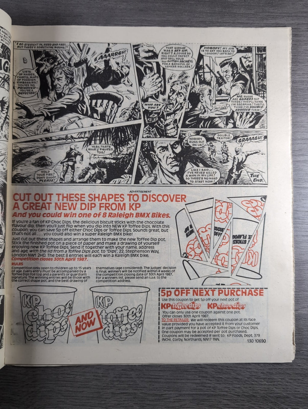 Eagle Comic Issue No. 258 28th Feb 1987 Vintage Retro UK Comic