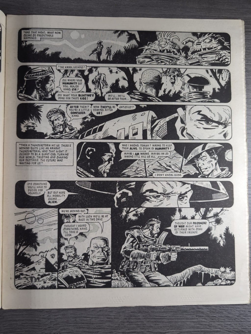 2000AD Prog 518 Featuring Judge Dread Comic 18th April 1987 Vintage Retro Comic
