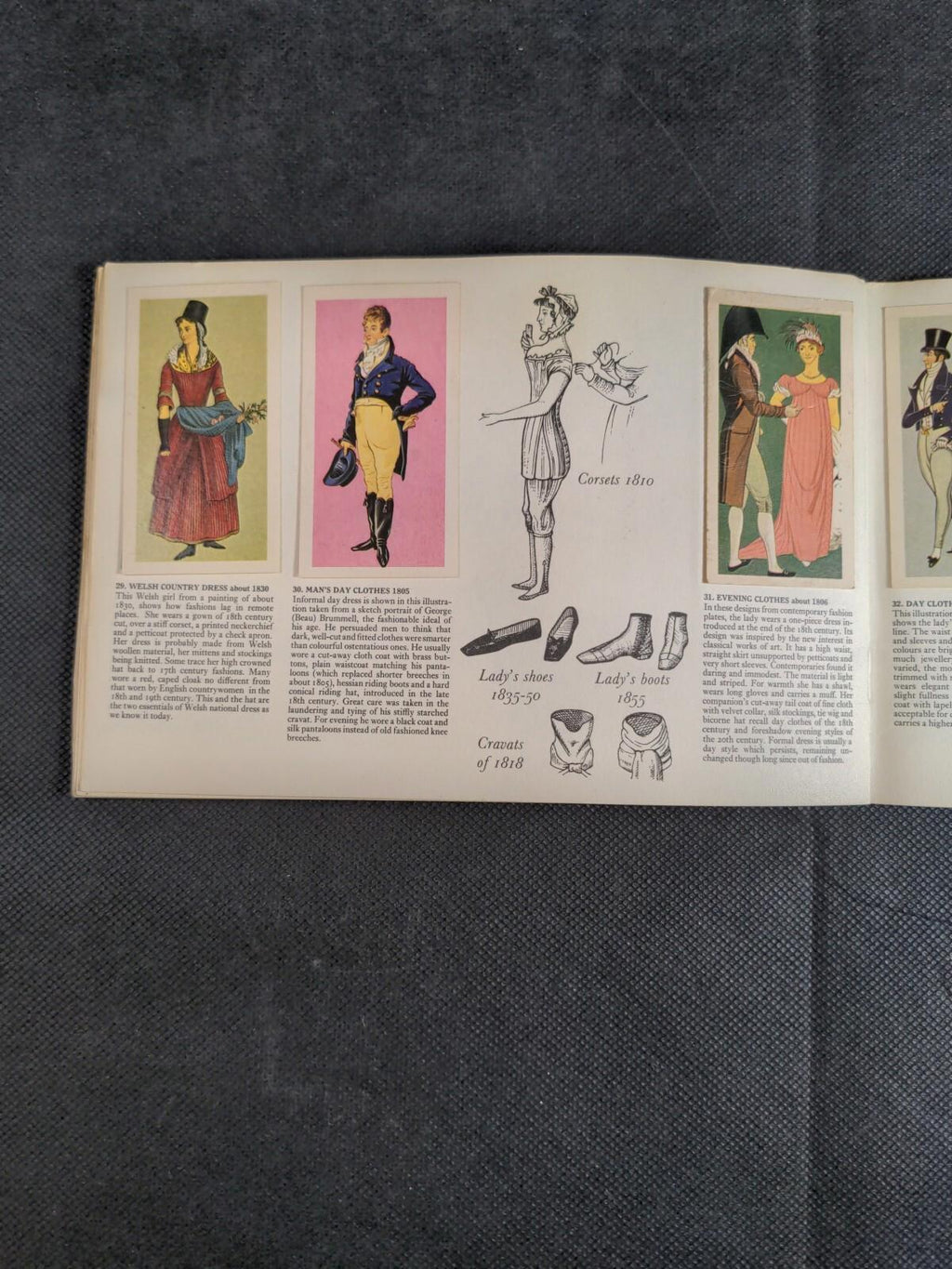 Brooke Bond Tea British Costume Picture Card Album Complete Set