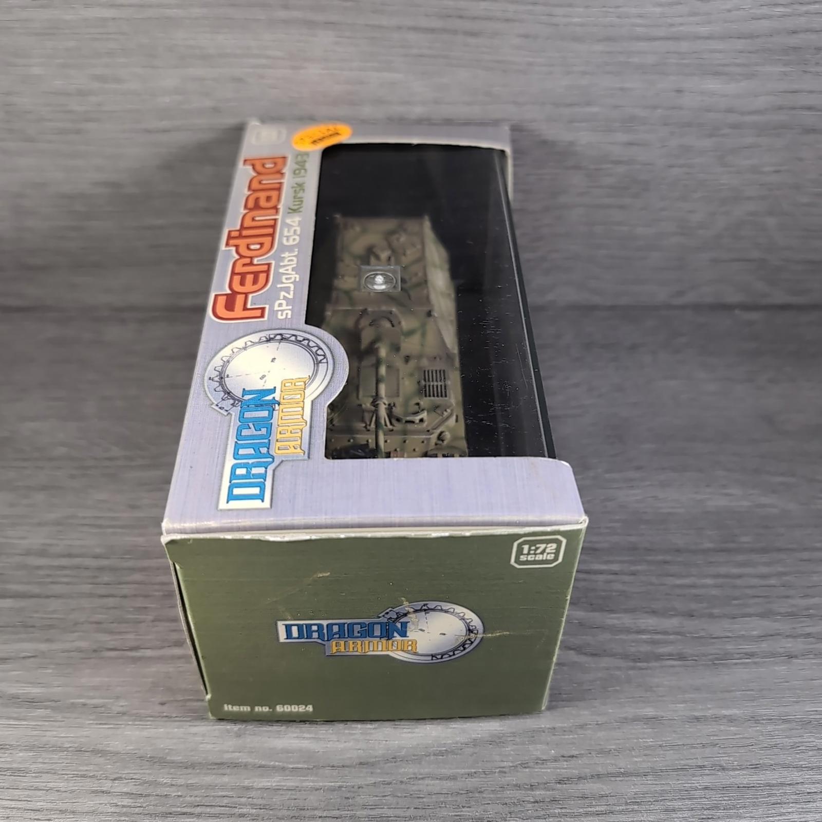 Dragon Armor Ferdinand sPzJgAbt.654 Kursk 1943 1:72 Scale Model