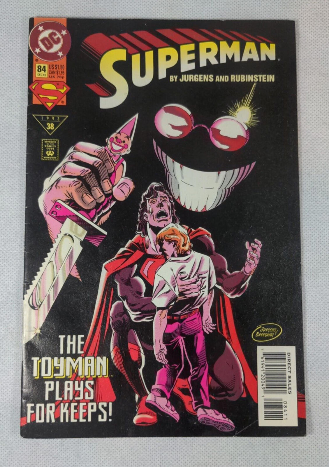 DC Comics Superman #84 December 1993 Vintage Comic - Retrorama UK