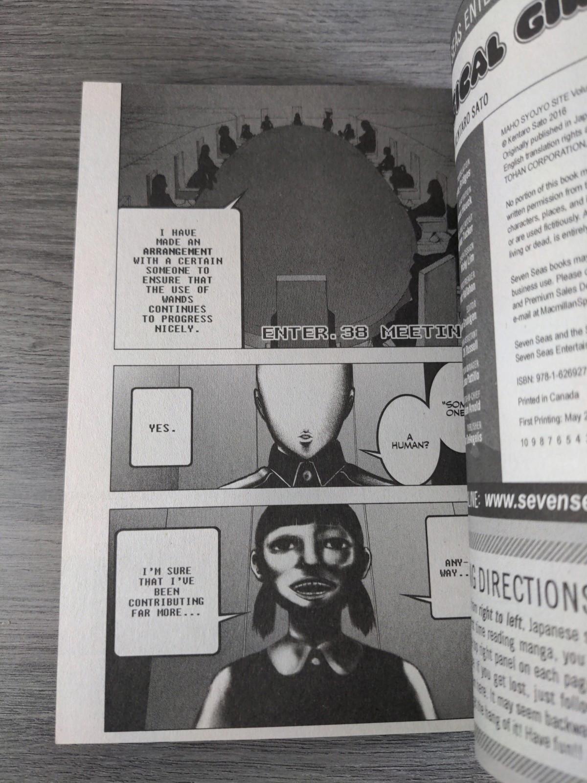 Magical Girl Site Vol. 6 by Kentaro Sato  Manga Graphic Novel Paperback 2018