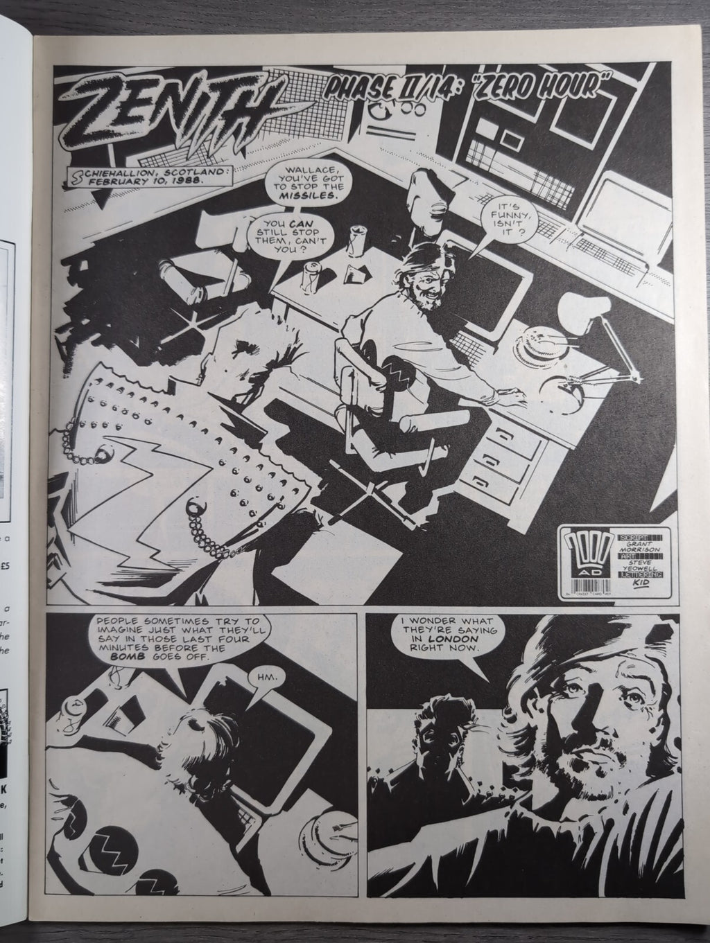 2000AD Prog 603 Featuring Judge Dread Comic 3rd Dec 1988 Vintage Retro Comic