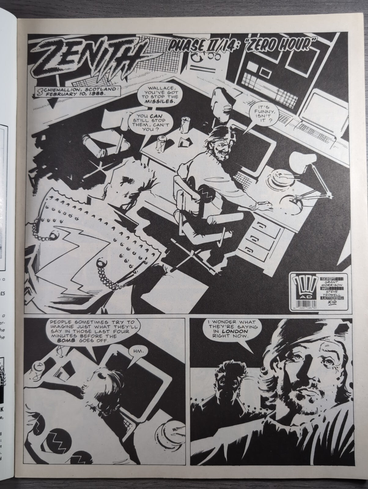 2000AD Prog 603 Featuring Judge Dread Comic 3rd Dec 1988 Vintage Retro Comic