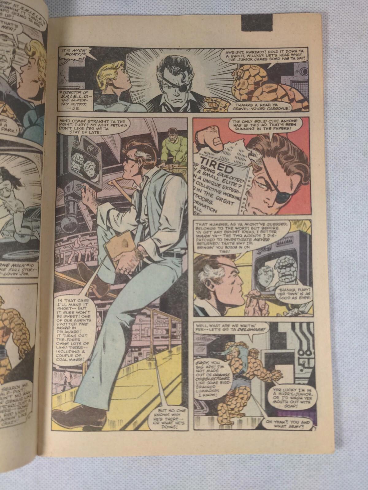 Marvel Comics Two-In-One The Thing And The Human Torch #89 July 1982