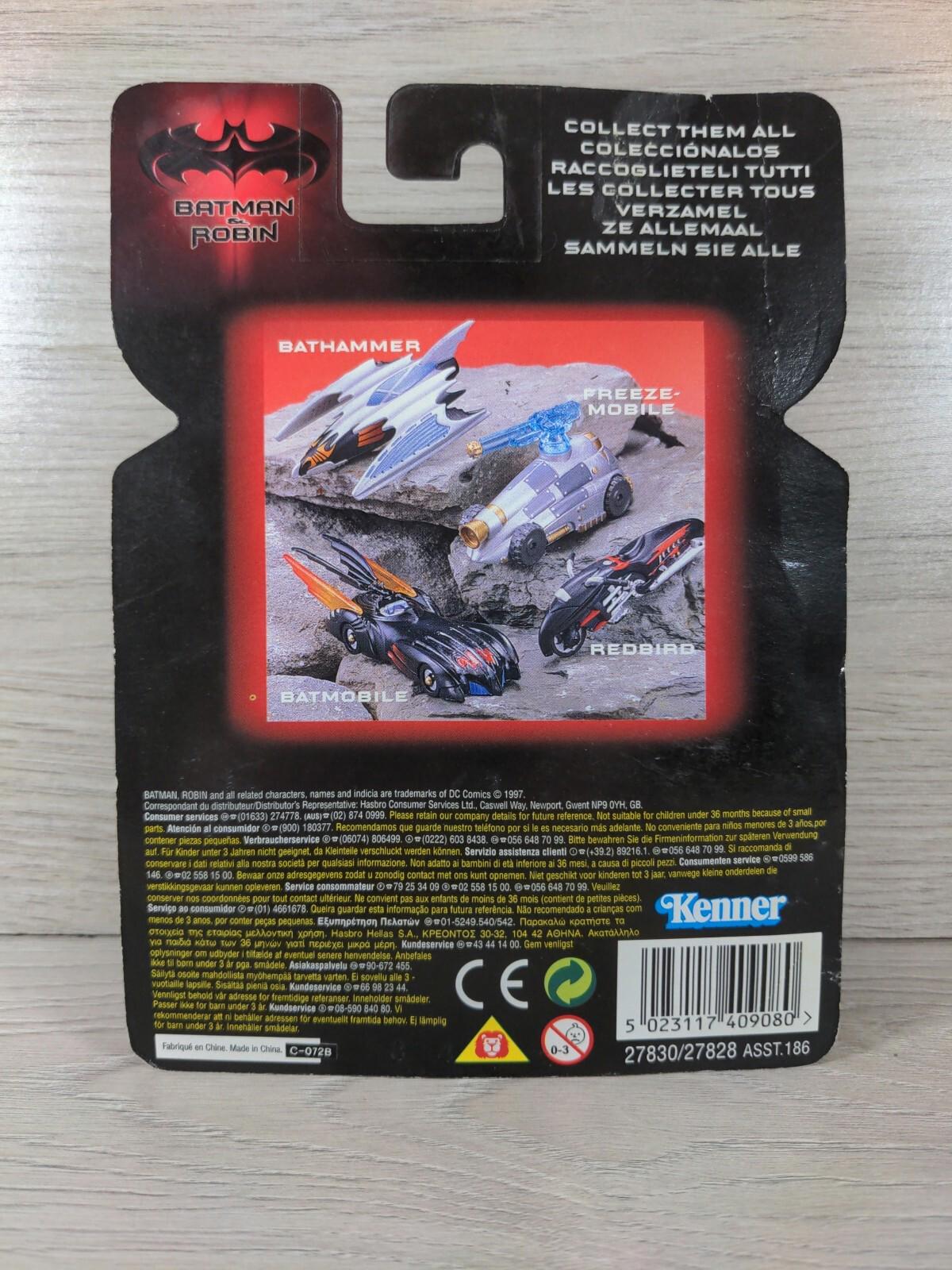 Batman & Robin Die-Cast Bathammer Kenner Vintage 1997 Unopened & Sealed On Card