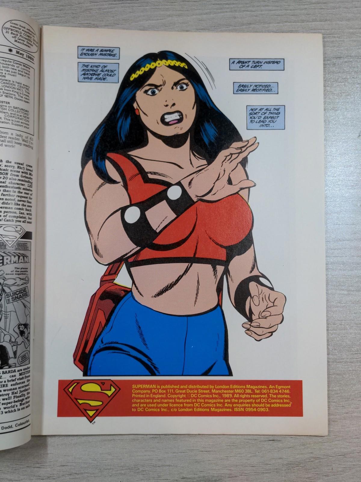 DC Comics Superman Issue No #22 1989 Vintage Comic