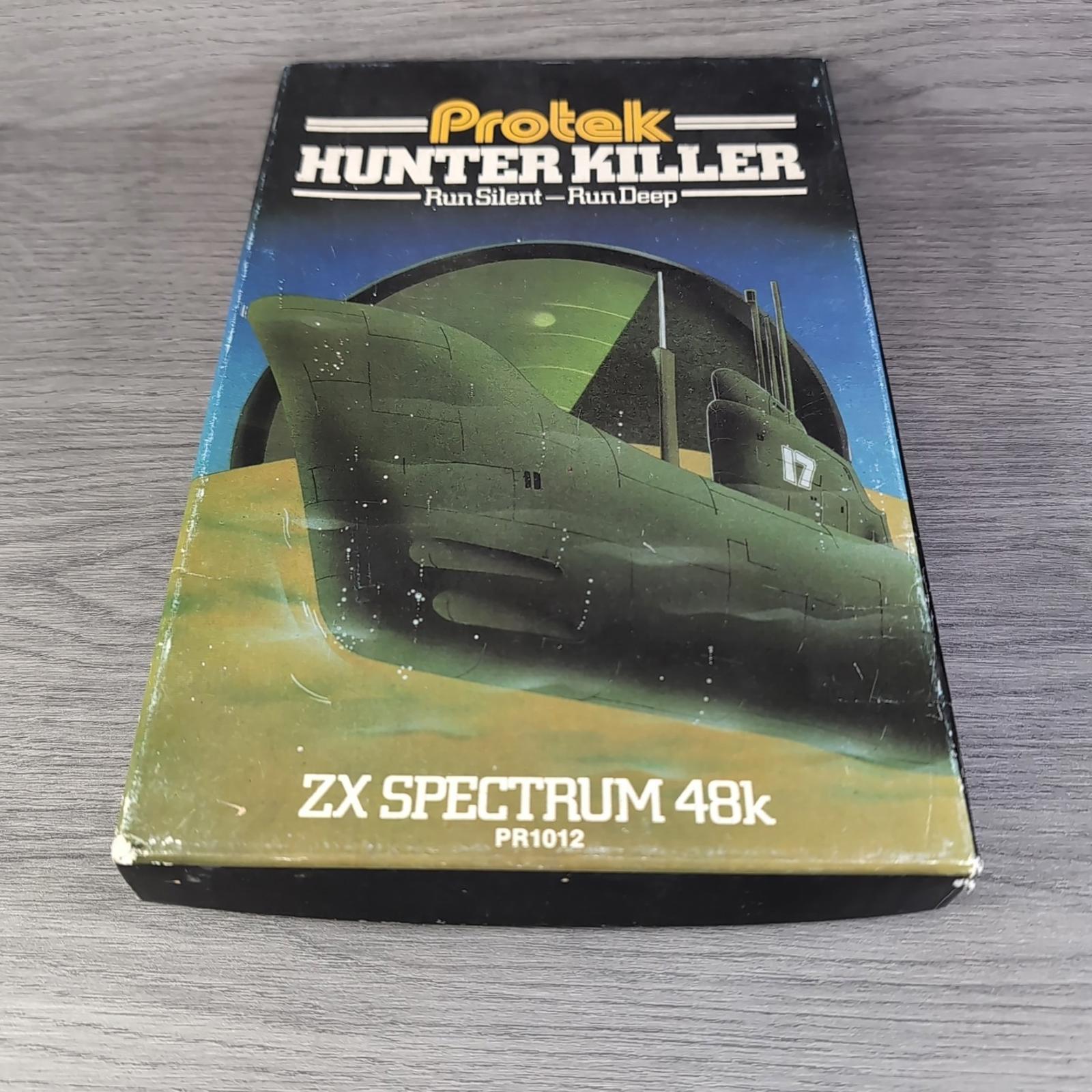 Hunter Killer - Protek 48K  ZX Spectrum Tested & Working 1983 Big Box PR1012 - Retrorama UK