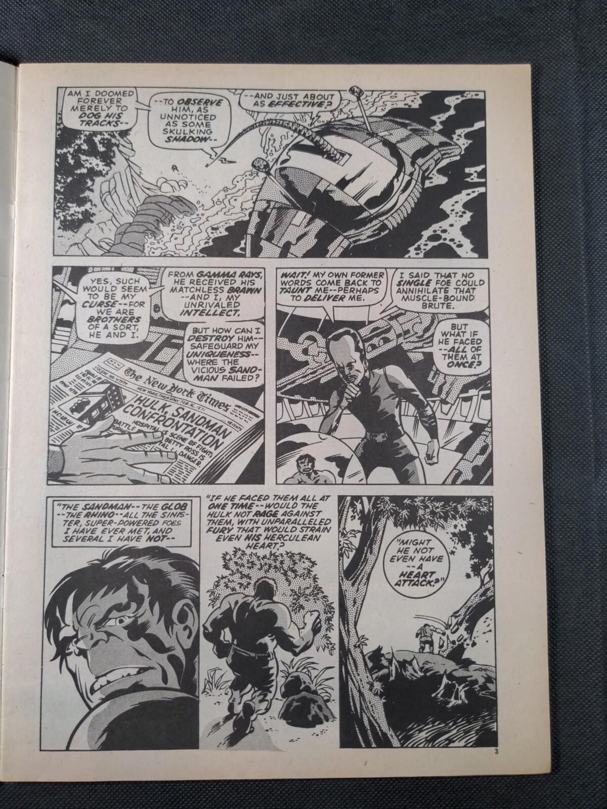 Mighty World of Marvel Issue No 107 October 1974 Marvel UK Vintage Comic