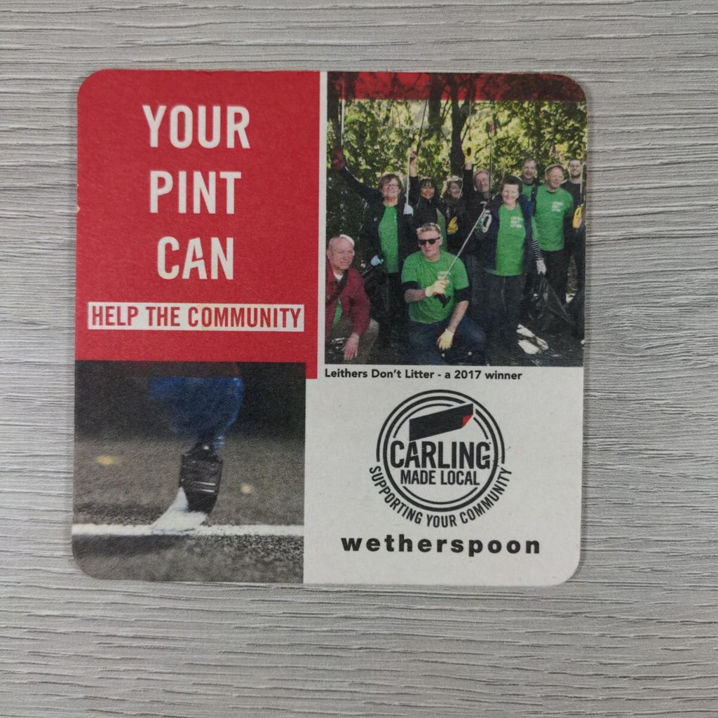 Carling 5 x Vintage Beer Mats Pub Bar Coaster Breweriana - Retrorama UK