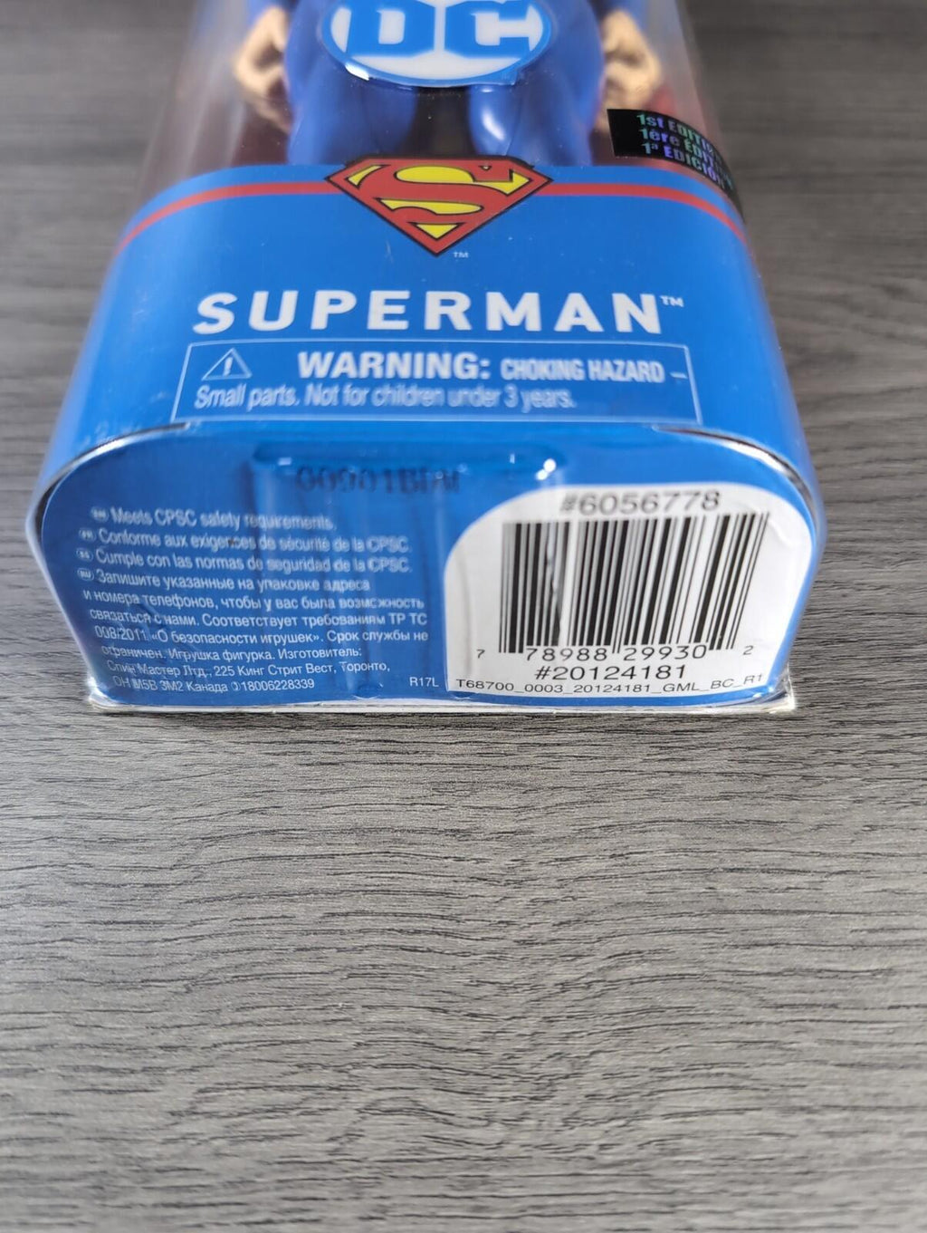 DC Comics Superman 12" Action Figure 1st Edition Superman Spin Master Toy