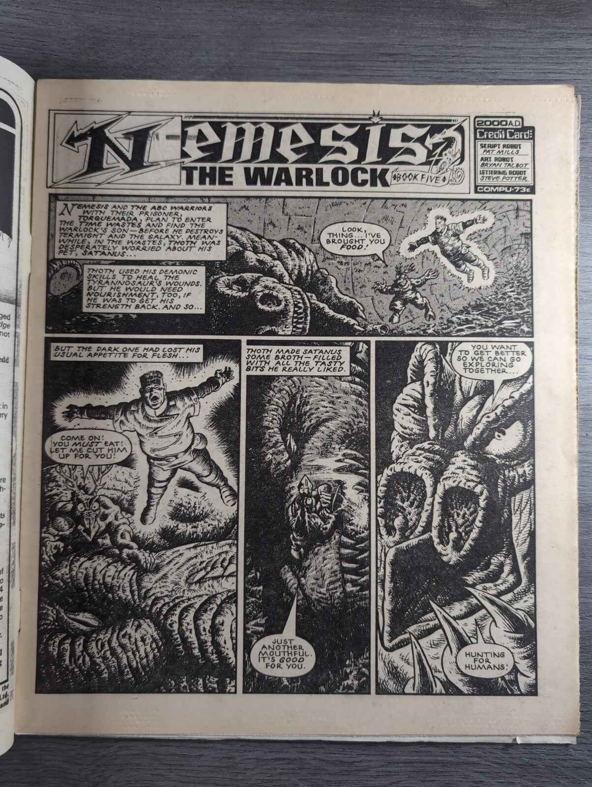 2000AD Prog 444 Featuring Judge Dread Comic 16th Nov 1985 Vintage Retro Comic
