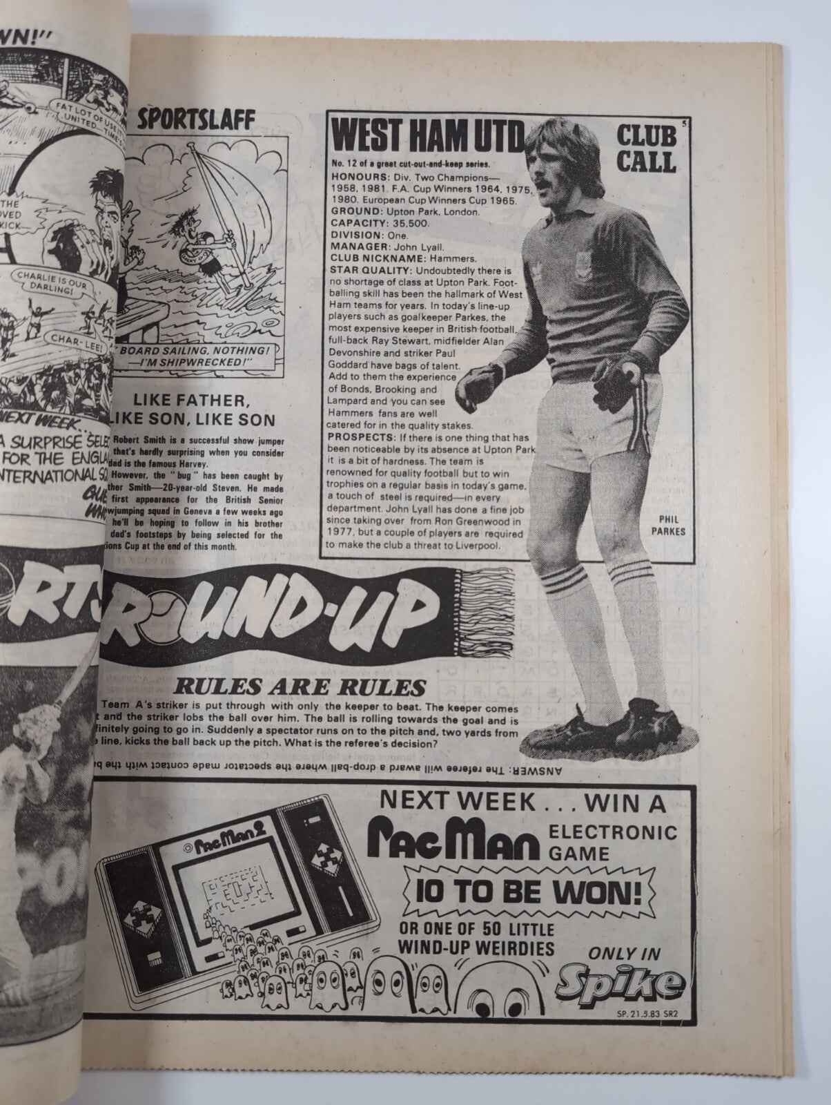 Spike Comic Issue No. 18 May 21st 1983 D.C Thomson Vintage Retro Comic