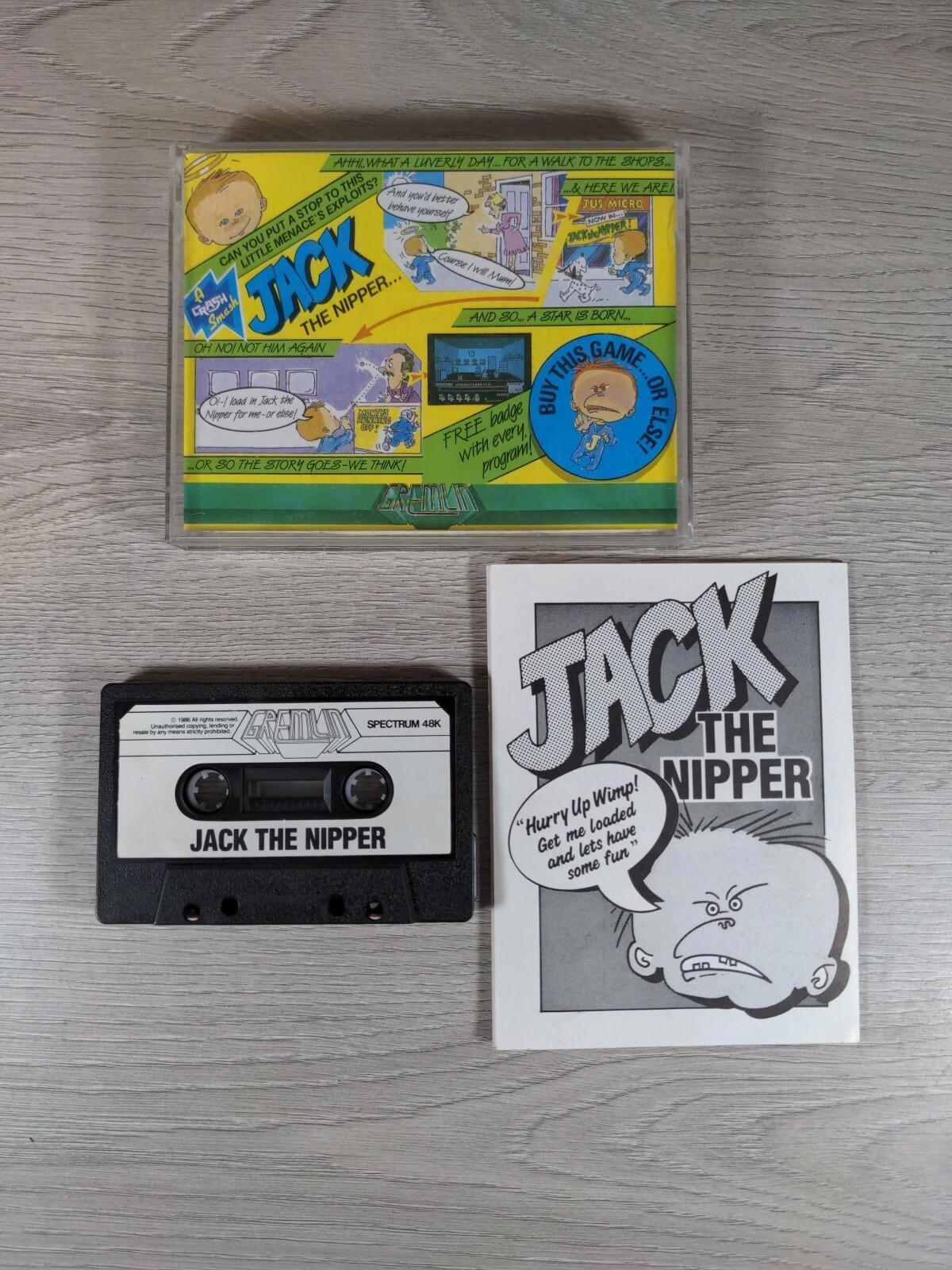 Jack The Nipper ZX Spectrum 48K 128K Game Cassette Gremlin Tested & Working
