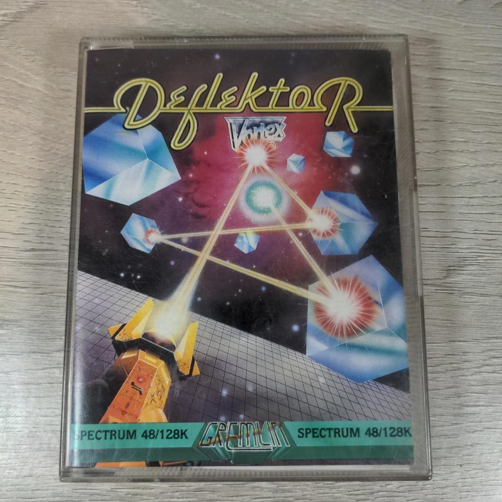 Deflektor Vortex ZX Spectrum 48/128K Game Cassette Gremlin Tested & Working CIB