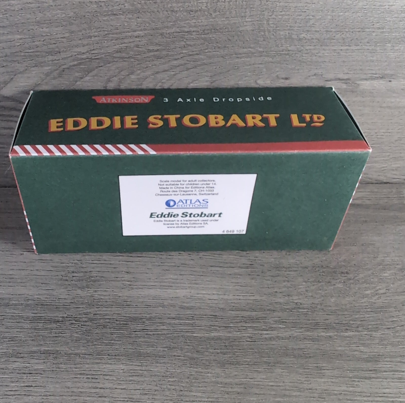 Atlas Editions Eddie Stobart Atkinson 3 Axle Dropside Die-Cast Model