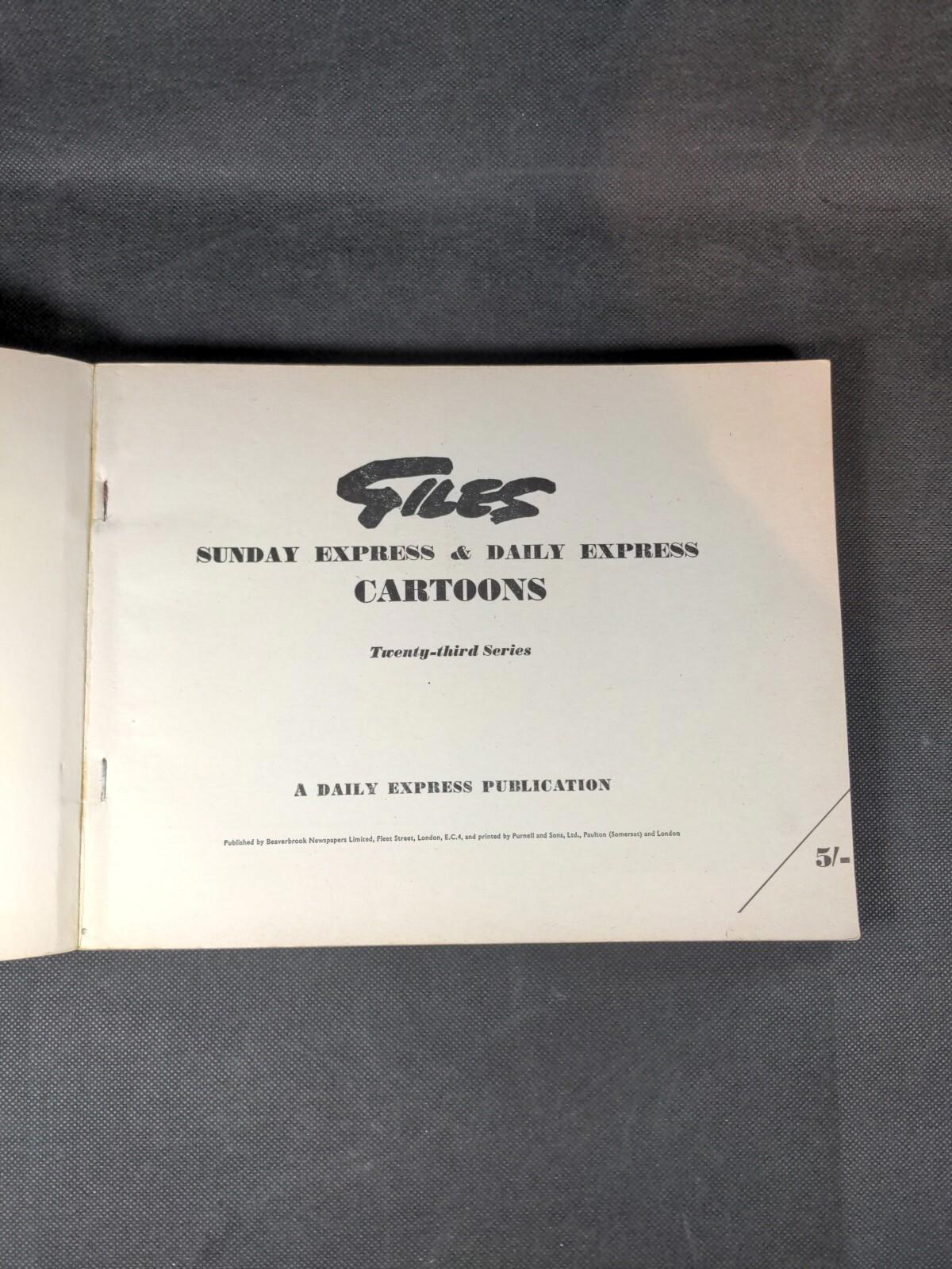 Giles Annual Twenty Third Series Vintage Cartoon Book 1968 Unclipped