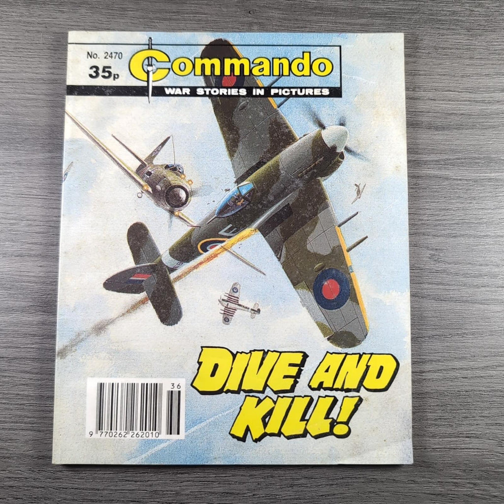 Commando Comic 2470 Dive And Kill!  Vintage War Comic