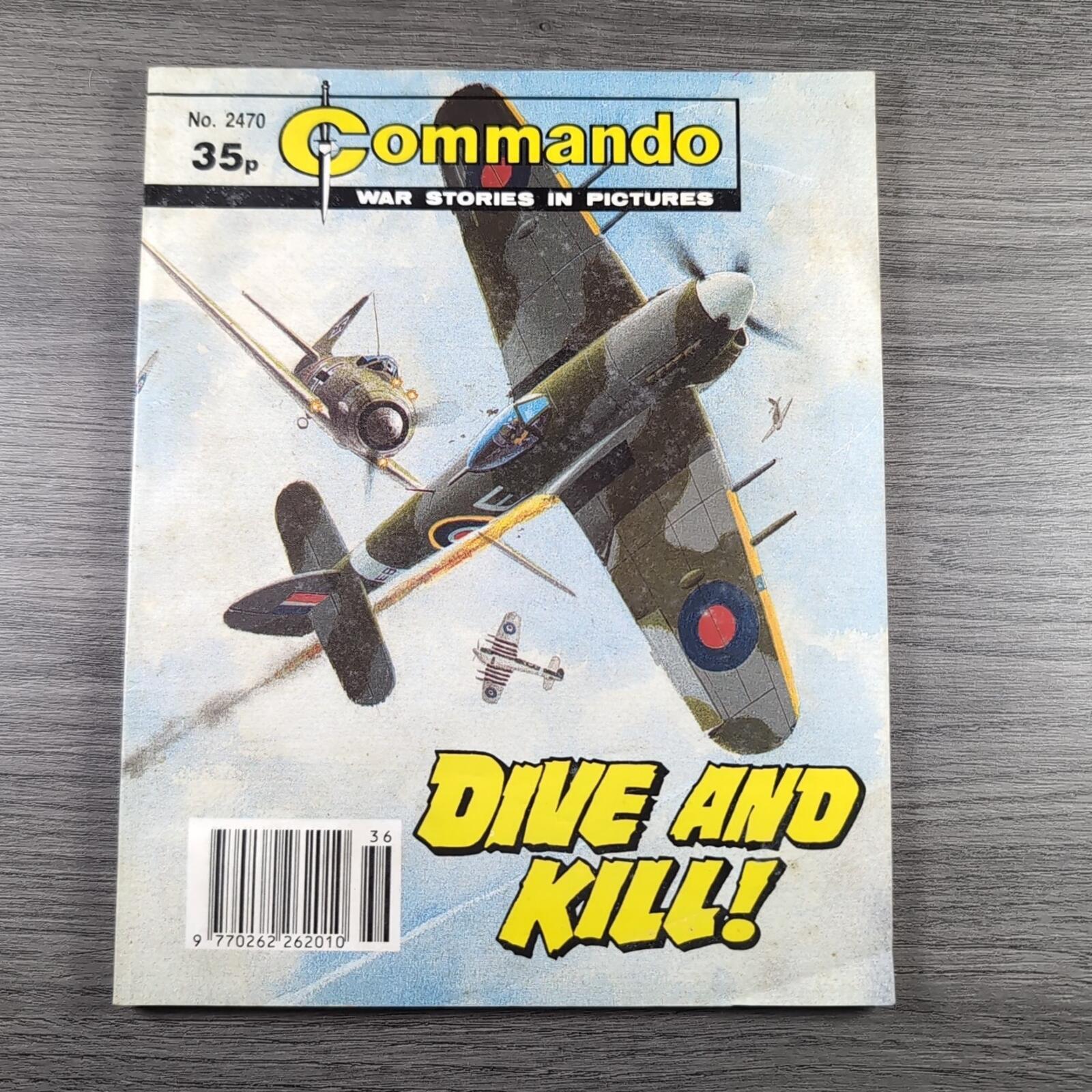 Commando Comic 2470 Dive And Kill!  Vintage War Comic